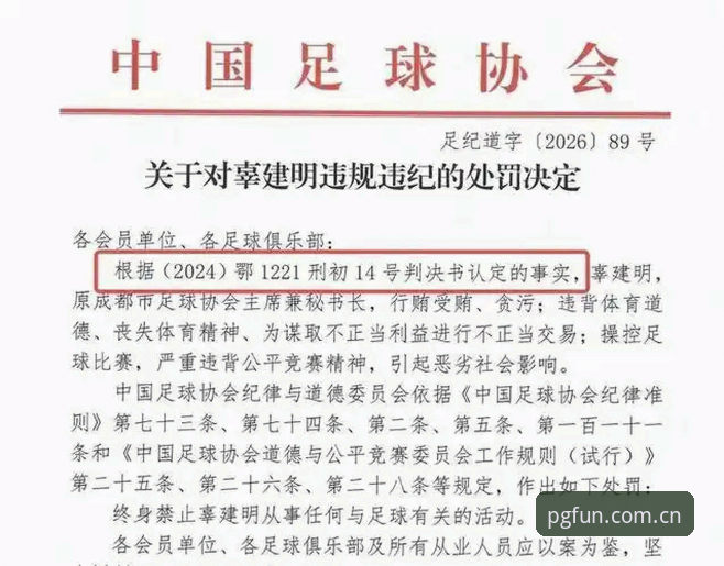 中国足协第三批禁足名单完整解读：从行业乱象看PG电子游戏平台体育生态观察指南